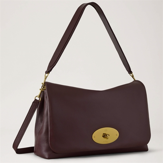 Mulberry Large Delilah Flap Bag Oxblood